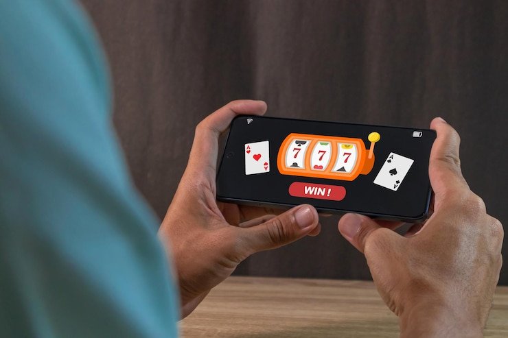 phslots Casino game categories including baccarat slots and virtual sports on mobile